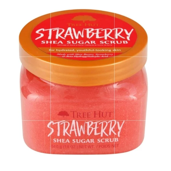 Relisted 🥰 HP 🥰 Tree Hut Strawberry Sugar Scrub New Spring Release - Picture 4 of 7